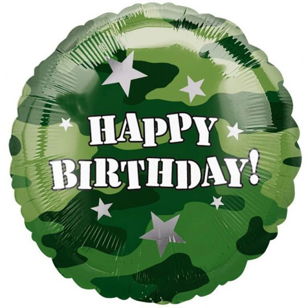 Ballon | Leger Camouflage Happy Birthday